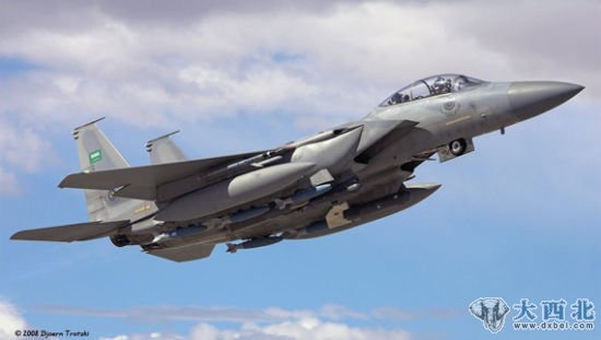 资料图:沙特空军现役的F-15S重型战机
