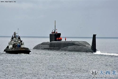 资料图：俄海军955型潜艇