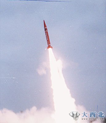 资料图：巴基斯坦哈塔夫Hatf-2型导弹