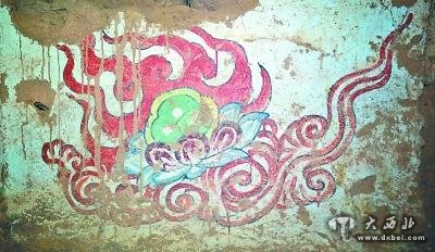 新疆吐鲁番吐峪沟石窟寺西岸中区出土的壁画