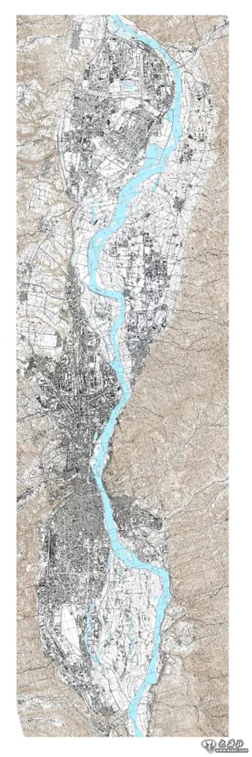 1978年兰州市城区地形图      资料来源:甘肃省测绘局1:1万地形